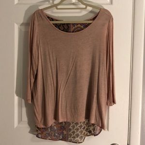 Pink 3/4 sleeve blouse 💕💕